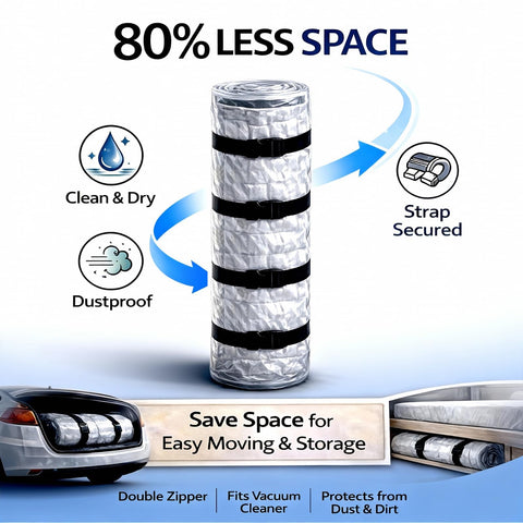 BeeCoAoo durable puncture-resistant material protects memory foam during moves.