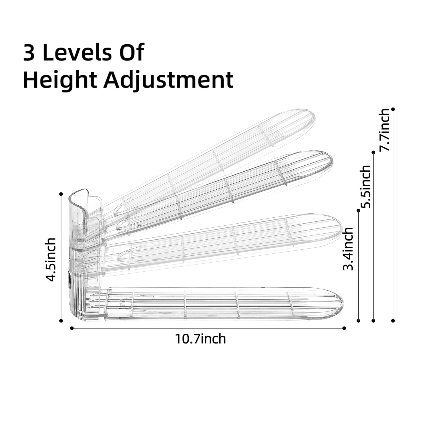 Beehomay Shoe Slots Organizer anti-slip design prevents shoe shifting.