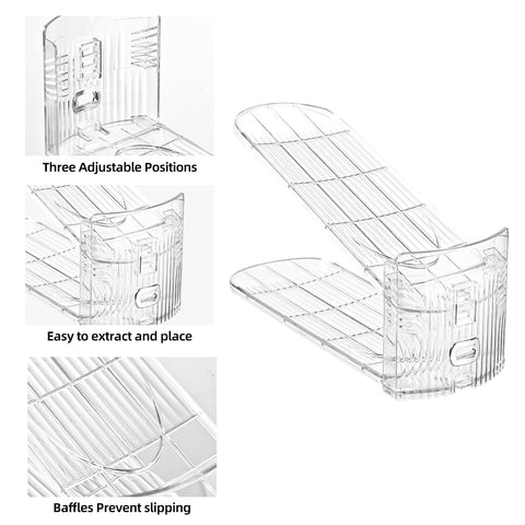 Beehomay Shoe Slots Organizer easy-clean and quick assembly for busy homes.