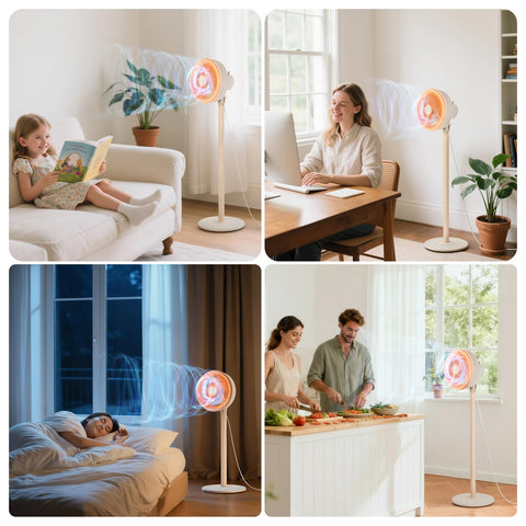 BEESTAR full-room airflow for versatile living spaces.