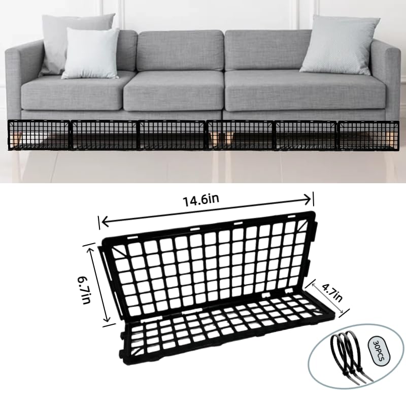 BeeStorix under-couch-blockers showing durable ABS plastic construction for daily use.