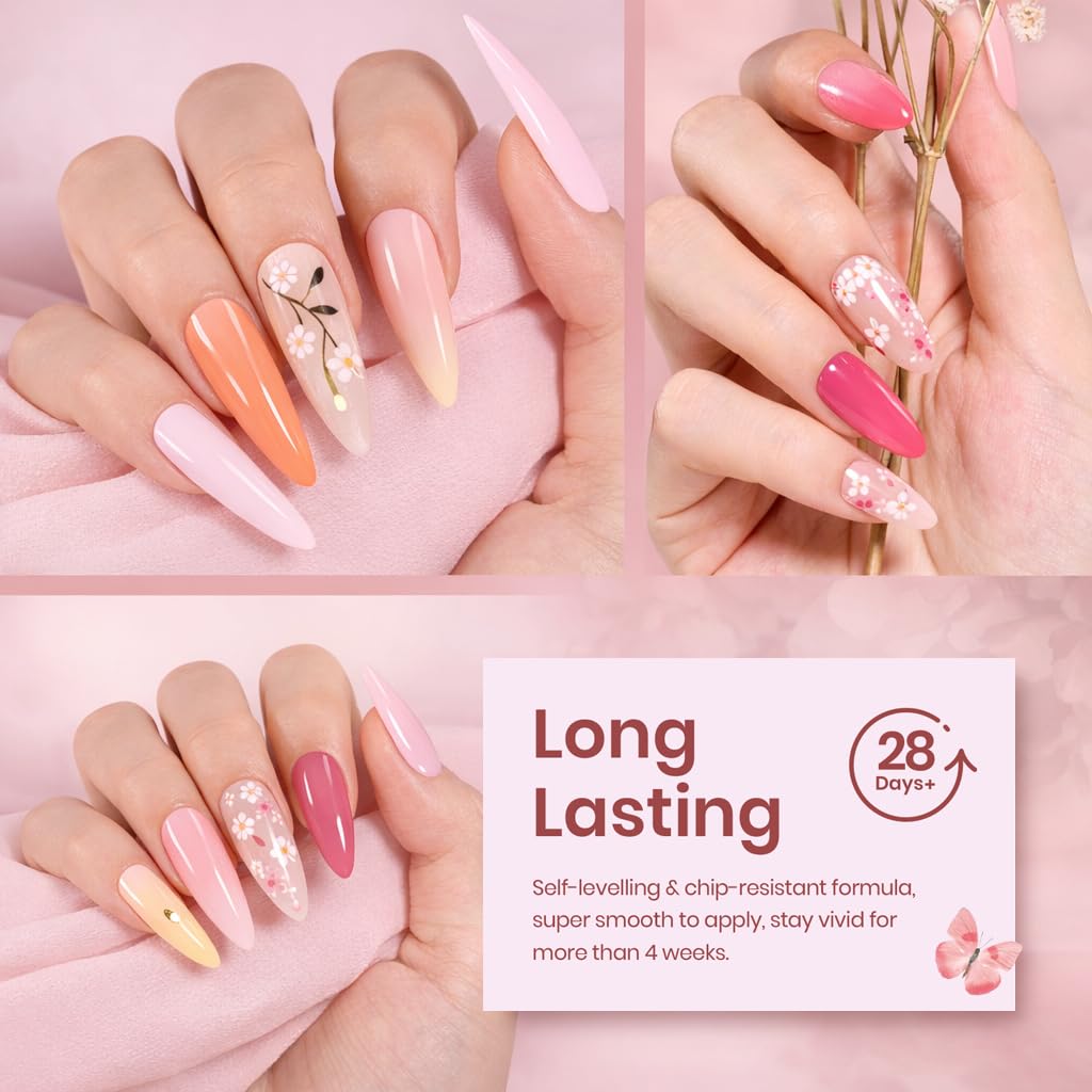 Beetles 5D flower nail art stickers for floral nail accents.
