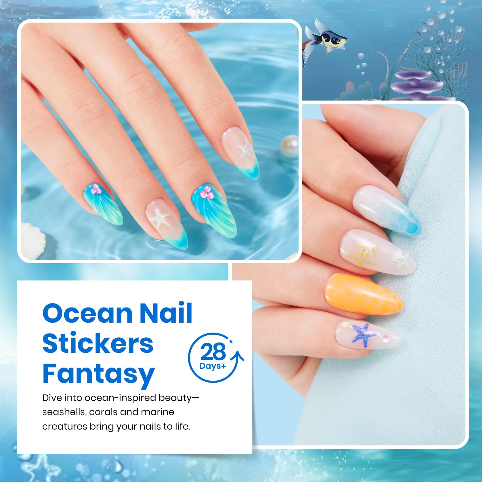 Beetles Chrome powder: reflective accents for dynamic nail art.