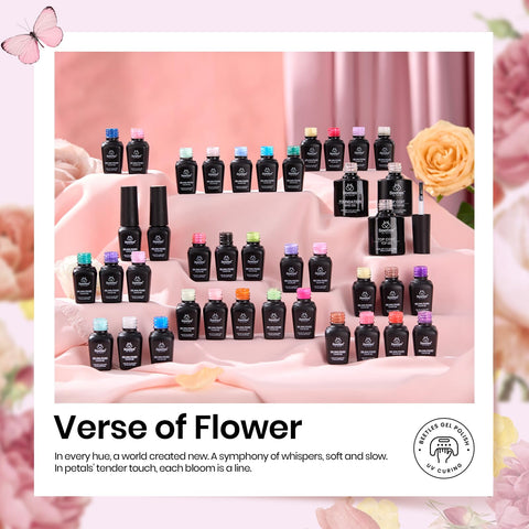 Beetles low-odor formula for comfortable at-home nail care.