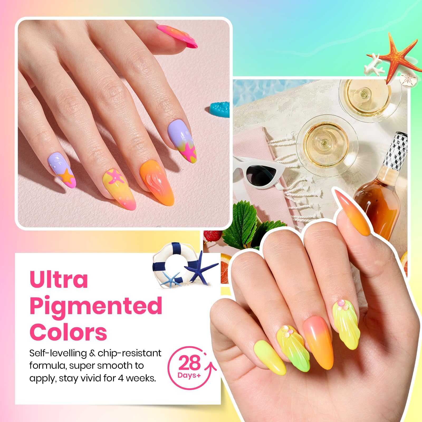 Beetles nail tools kit with buffers and files for easy nail prep.