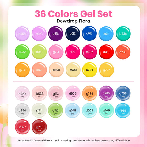 Beetles Neon Gel Polish Set base and top coats for flawless home manicures.
