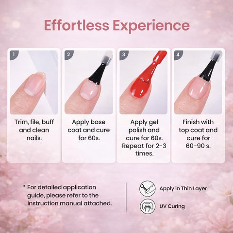 Beetles Valentine gift-ready gel nail kit for at-home manicures.