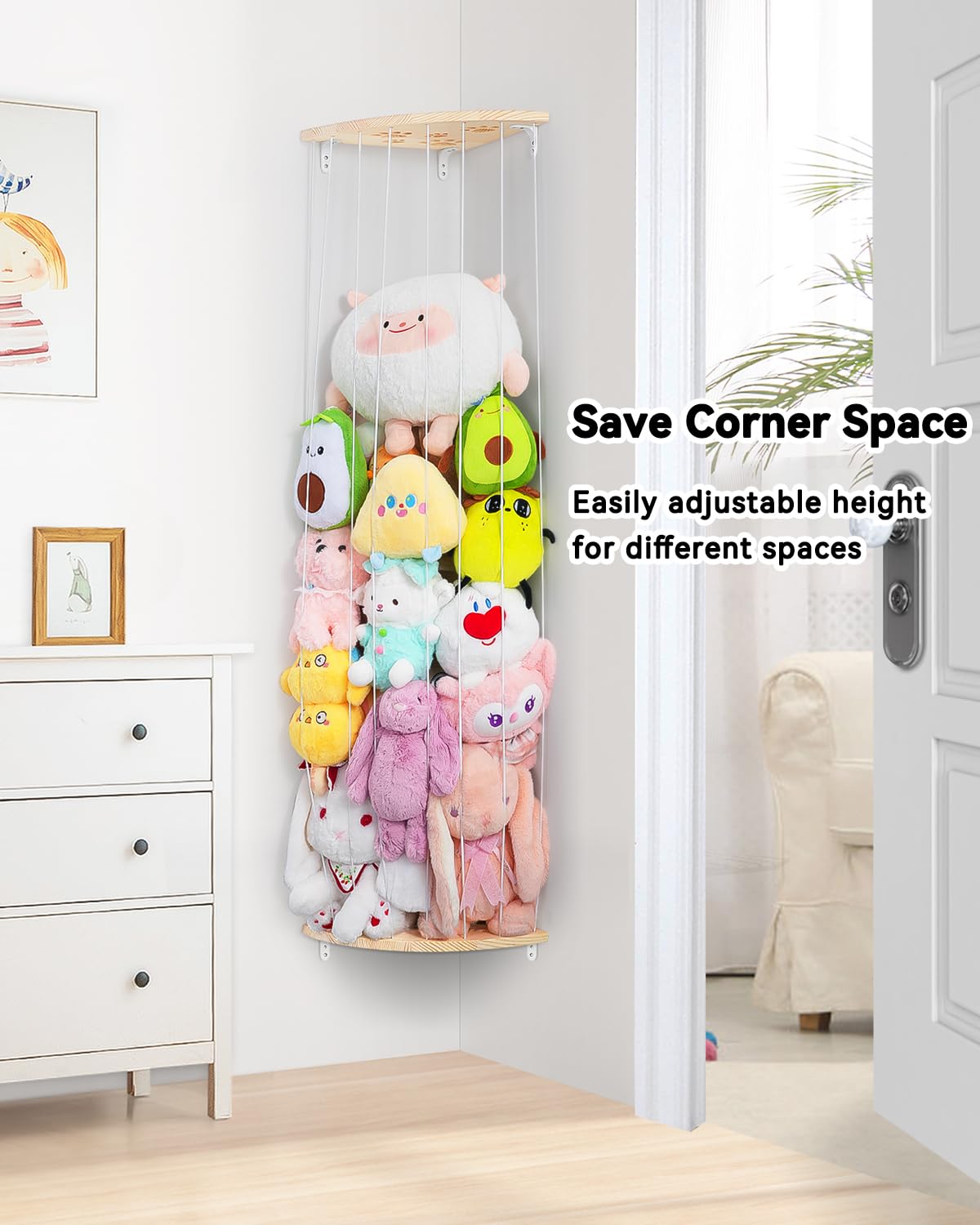 Befayoo safety edges ensure smooth handling as children reach and replace stuffed animals.