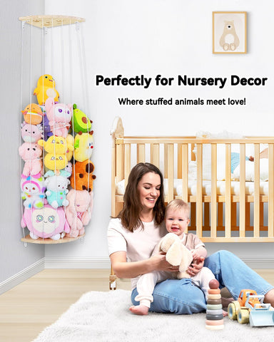 Befayoo sturdy solid pine wood blends with decor while supporting a high weight capacity.
