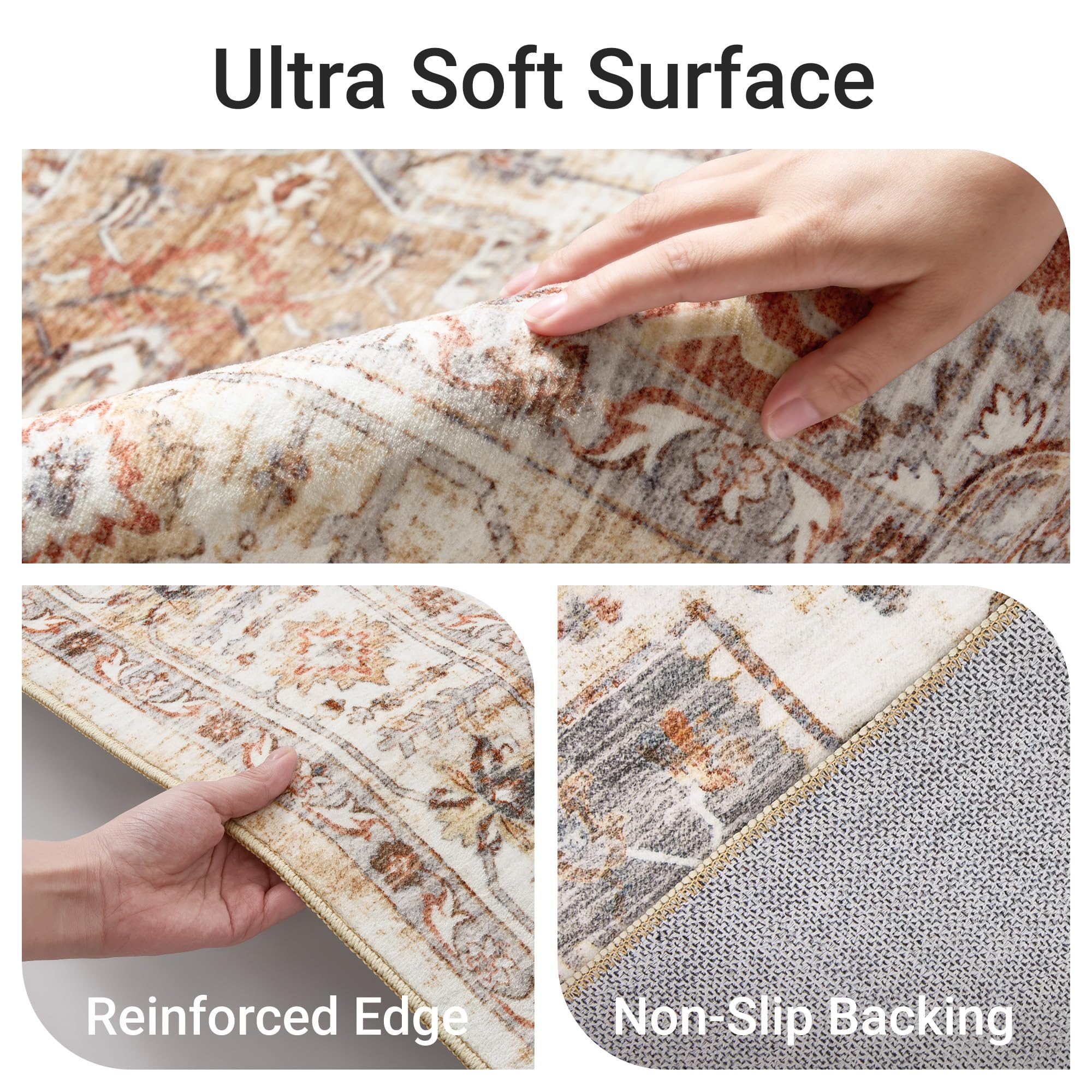 befbee non-slip backing detail; safer play area for kids and pets