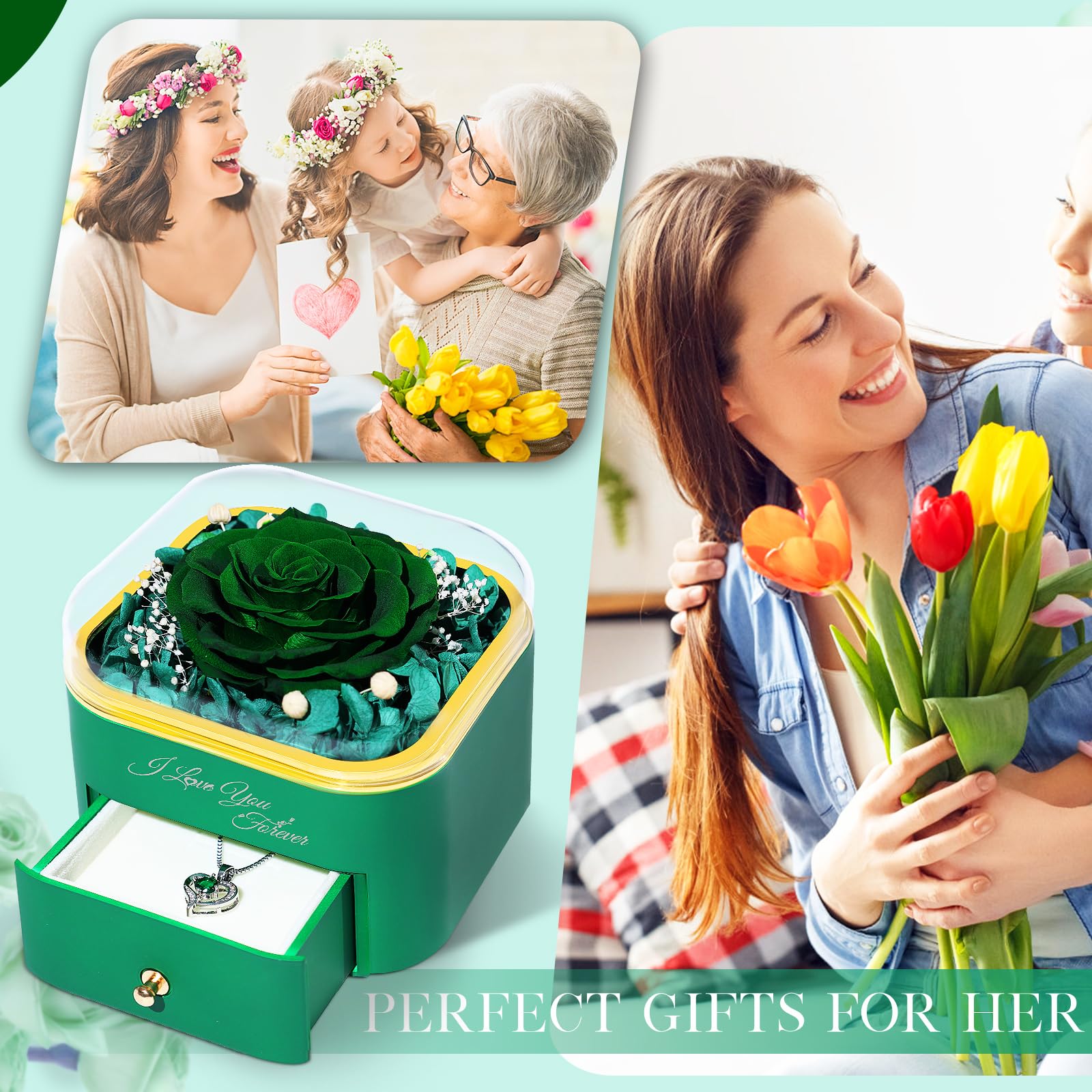 Beferr eternal rose gift box presents a ready-to-ship keepsake for celebrations