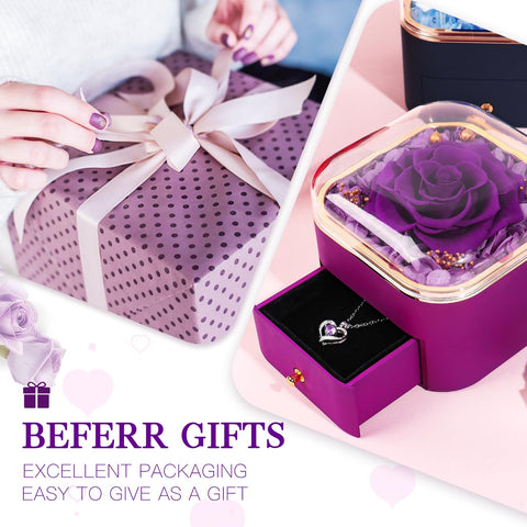 Beferr glass rose dome display, premium centerpiece
