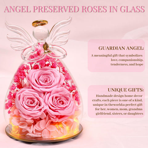 Beferr handcrafted angel statue showcases preserved beauty.