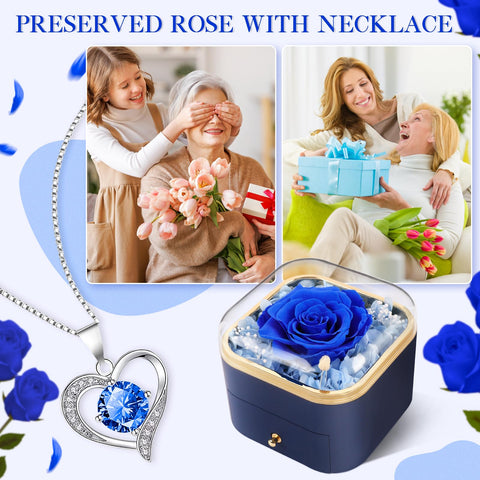 Beferr heart necklace detail highlighted with rose centerpiece