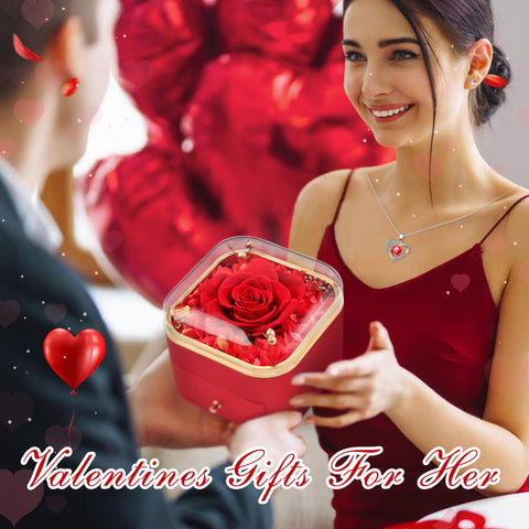 Beferr heart pendant with long lasting bloom evokes cherished memories.