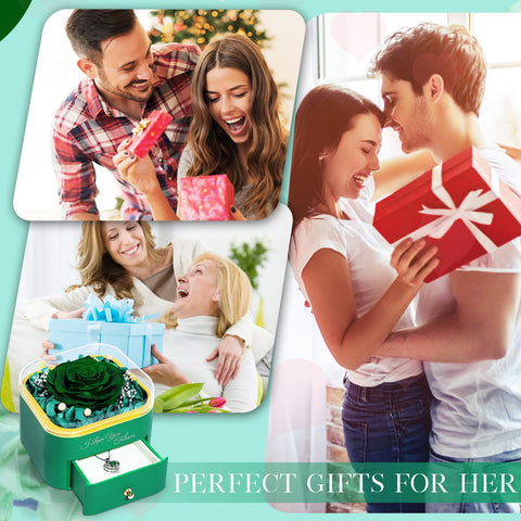 Beferr jewelry storage rose box doubles as a stylish organizer
