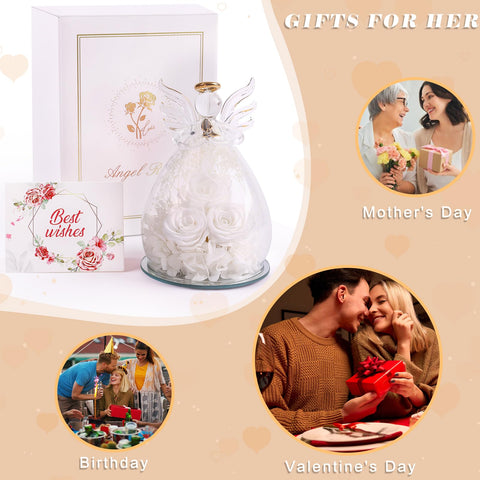 Beferr No Maintenance Rose Keepsake, long-lasting home decor piece.