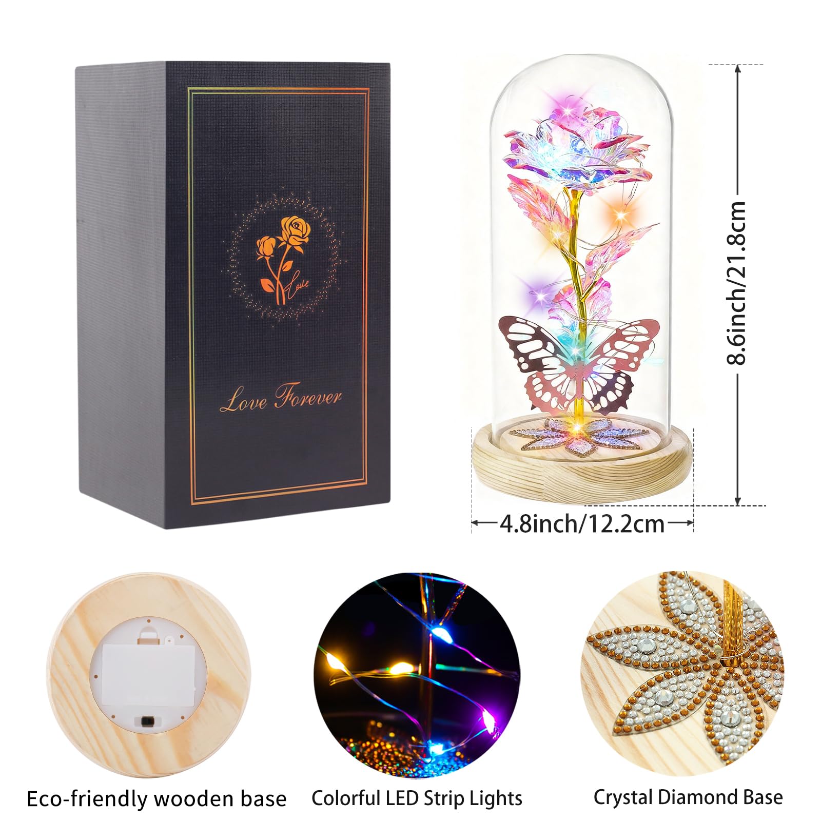 Beferr rose used as desk or nightstand decor with subtle elegance