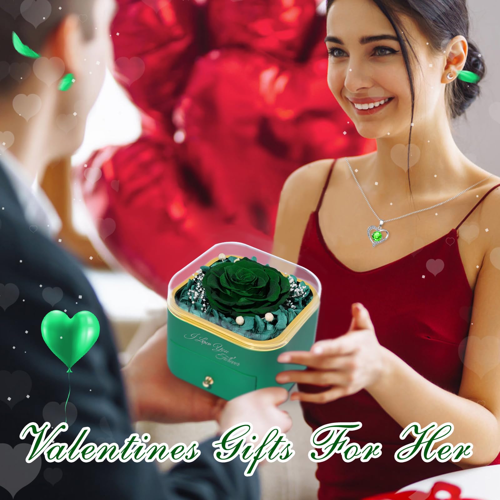 Beferr wedding anniversary present with preserved rose makes a thoughtful celebration