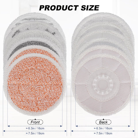 BeiLan shark pad S8001 compatible for hard floors