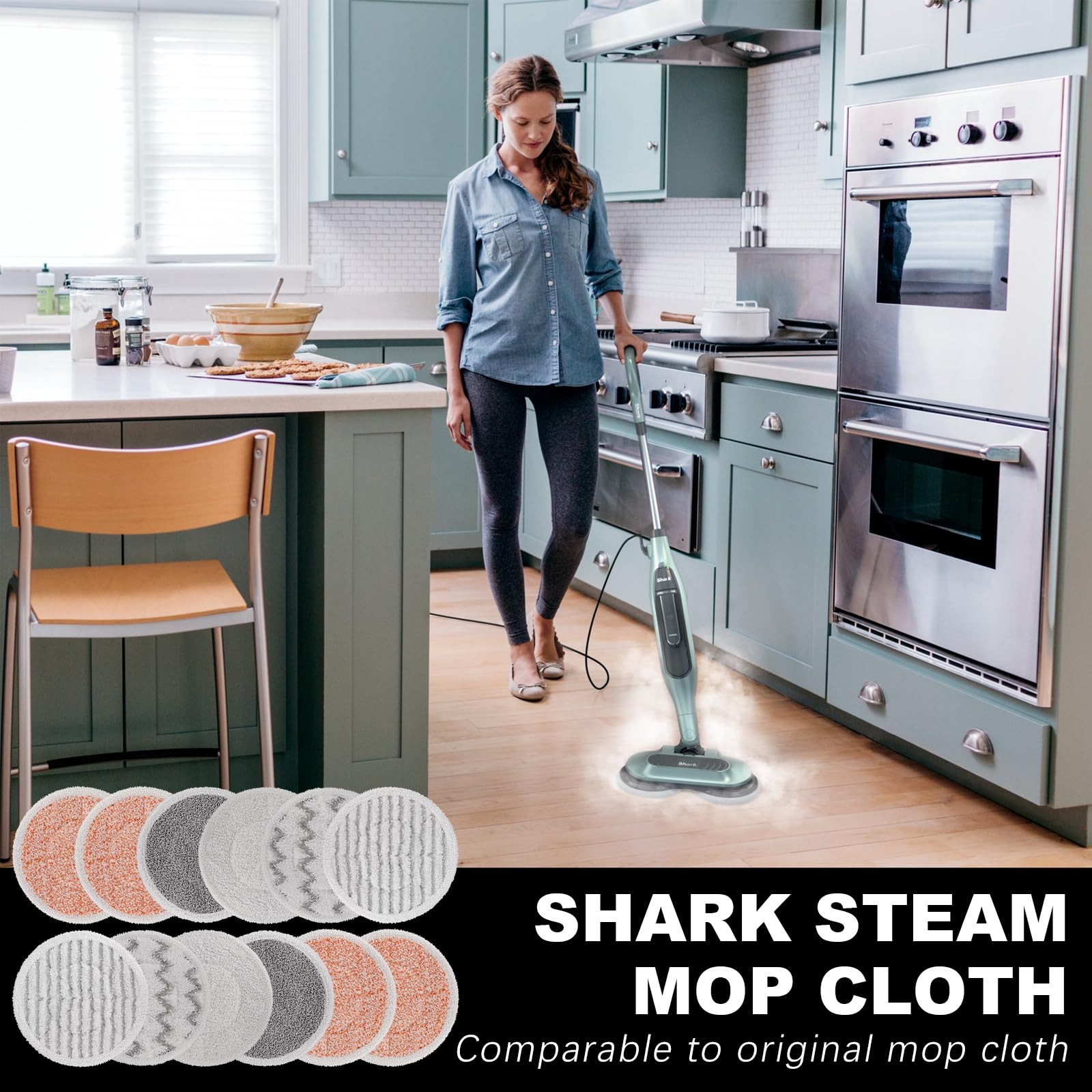BeiLan shark pad S8201 compatible for steam cleaning