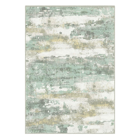 BEIMO area rug 6x9 light green and cream brighten spaces.