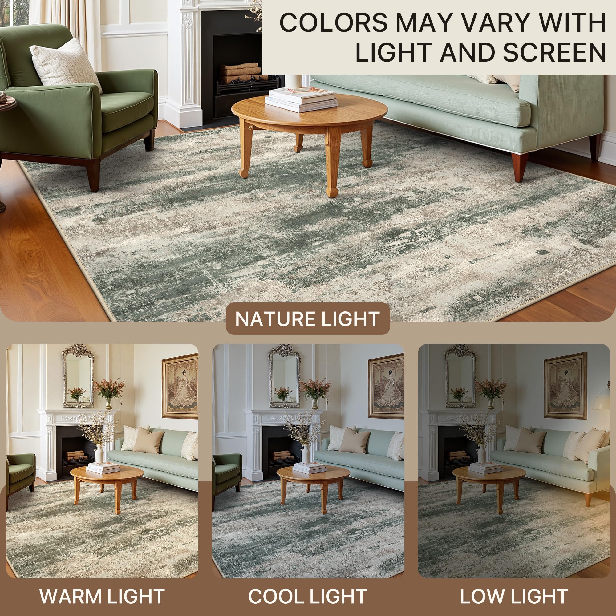 BEIMO rug high-traffic durability for busy homes