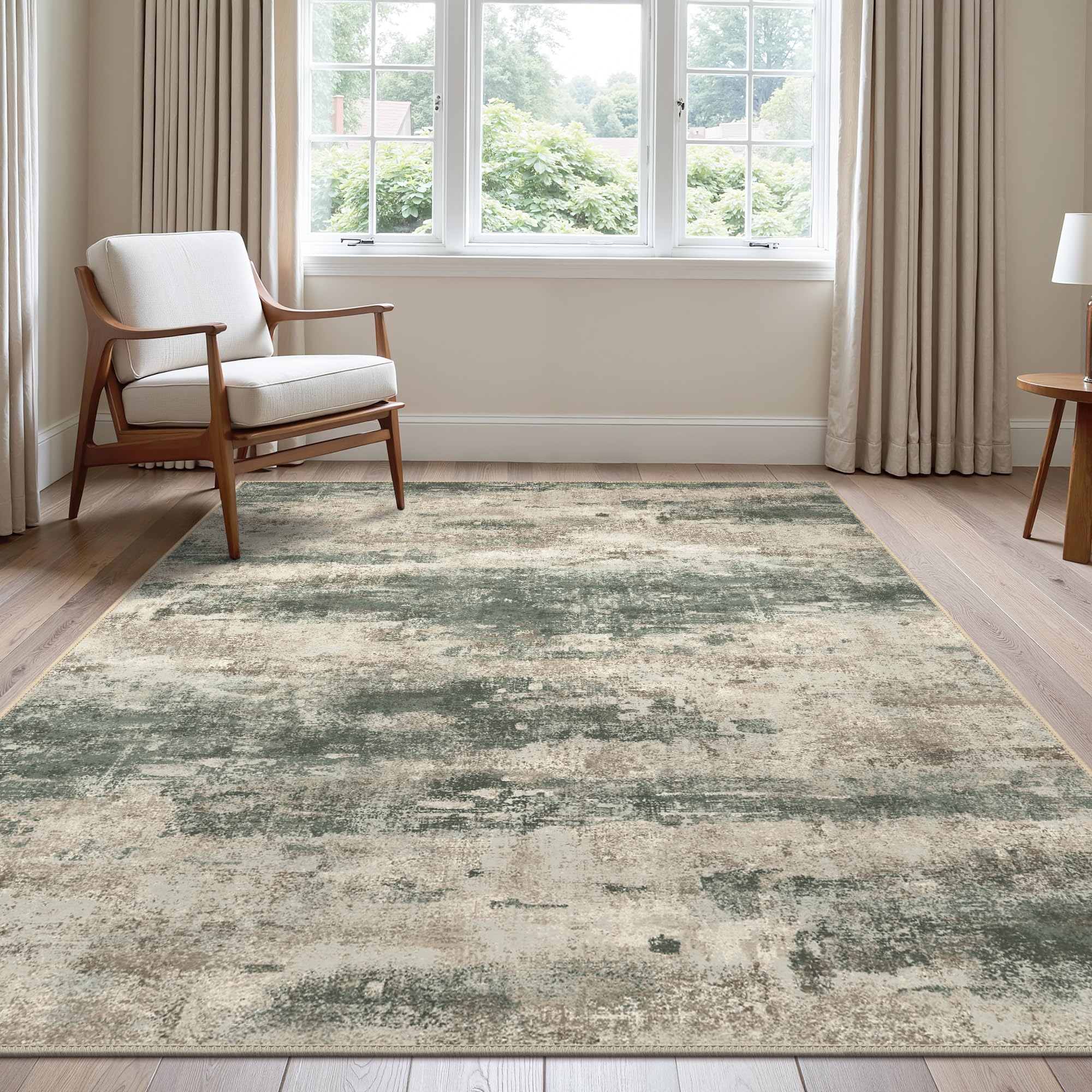 BEIMO machine-washable rug for quick cleaning after daily use