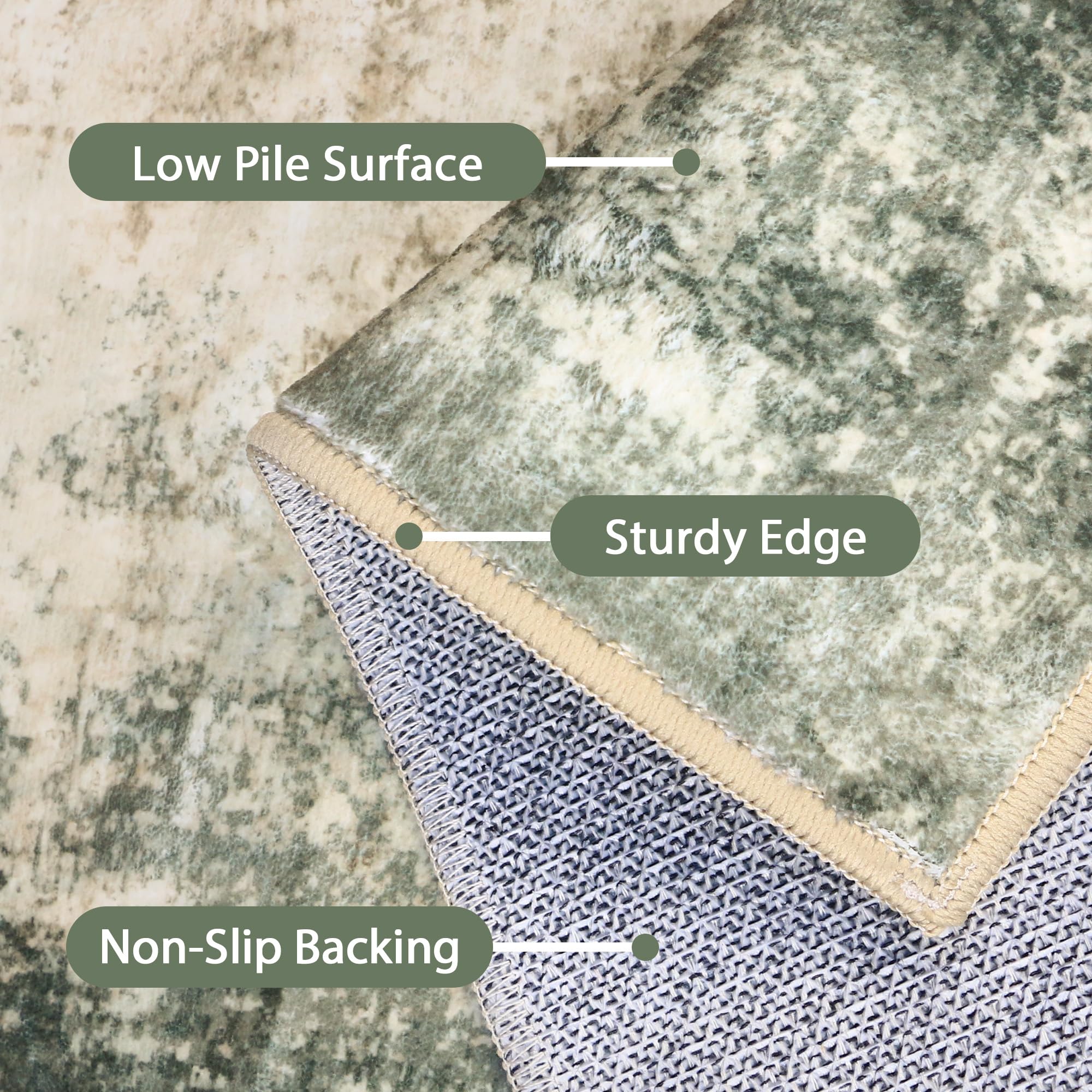 BEIMO rug soft-pile texture cushions feet in any room