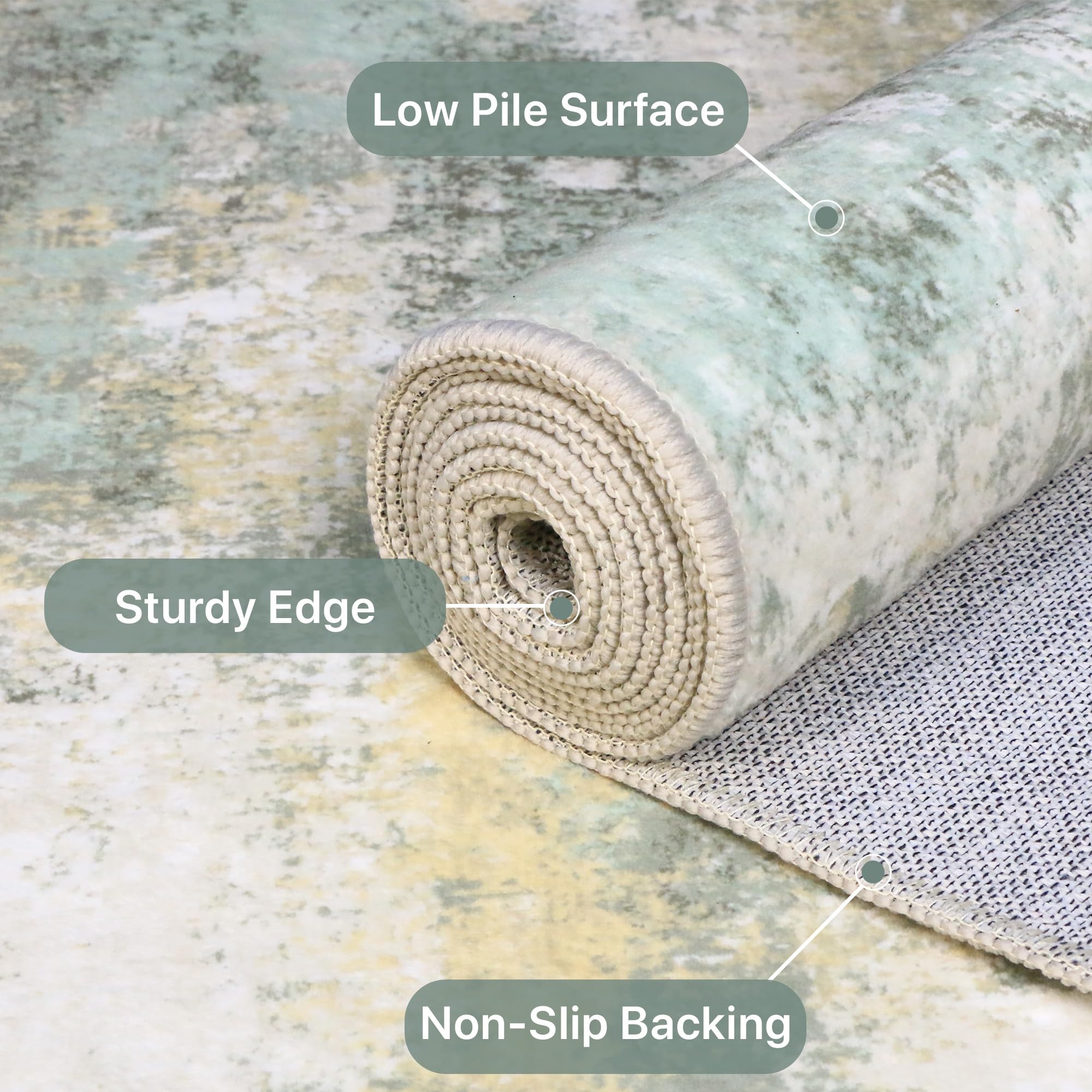 BEIMO durable rug designed for dining areas and daily use