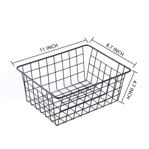 Beimu pantry baskets stacked in cabinet showing space-saving design
