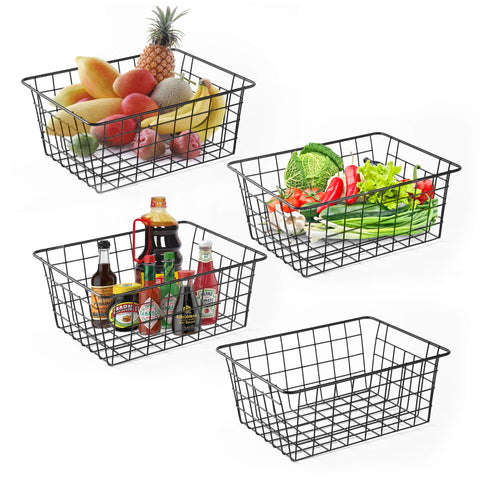 Beimu wire baskets 4-pack overview for versatile kitchen organization