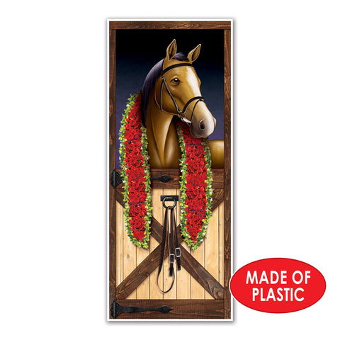 Beistle double-door pack creates a grand entrance for horse-themed events.