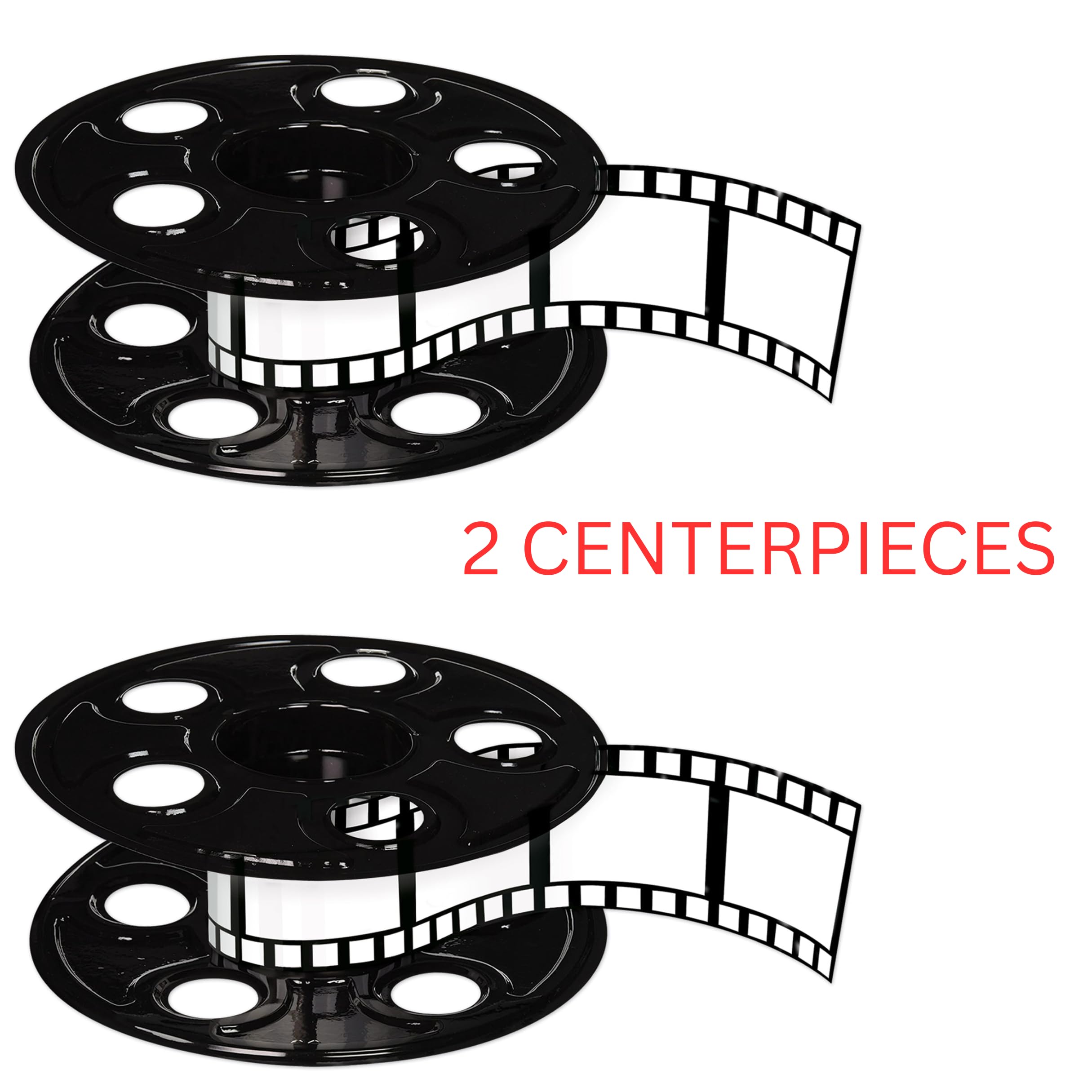 Beistle filmstrip detail highlighting extended 15-foot filmstrip ideal for draping along walls.