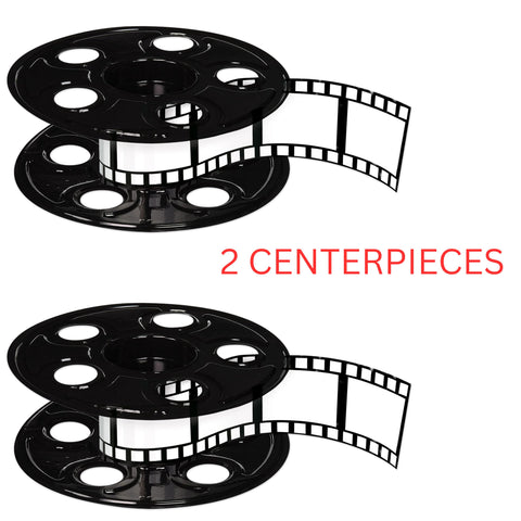 Beistle filmstrip detail highlighting extended 15-foot filmstrip ideal for draping along walls.