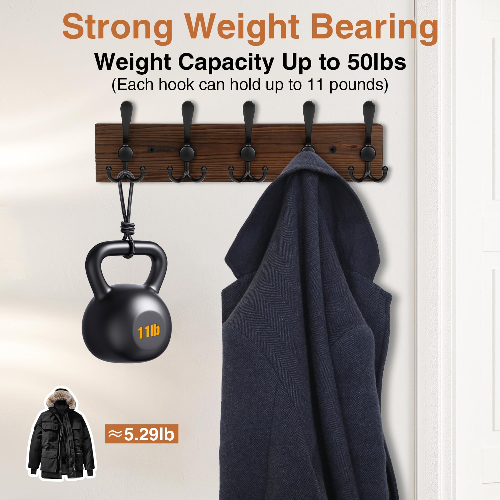 Full BEIUTAO rack capacity reaches 50 lbs when mounted correctly