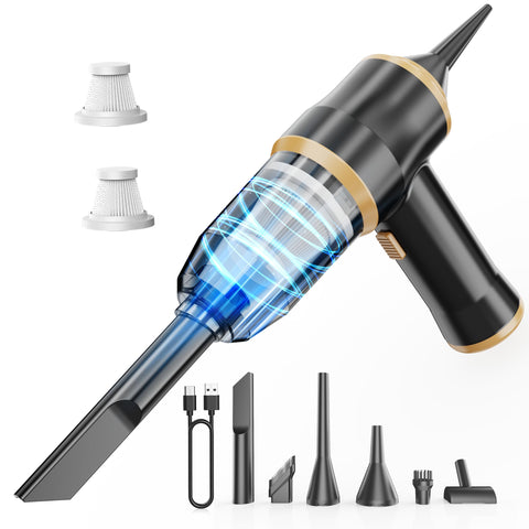 BELIBUY Mini Car Vacuum shows strong suction for quick car cleanup