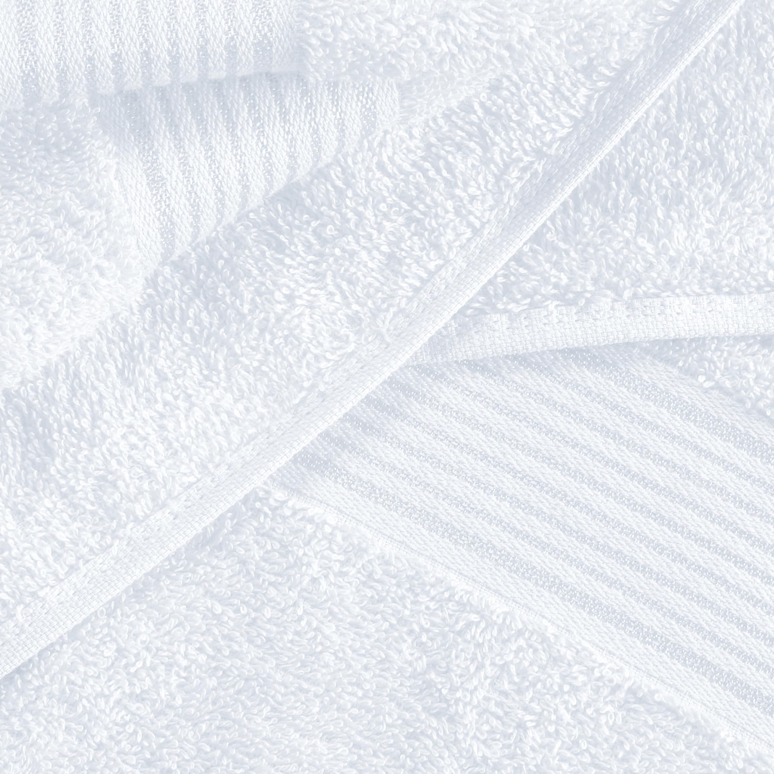 Belizzi Elvana bath towel 28x55 inches shows plush texture for luxurious bath use.