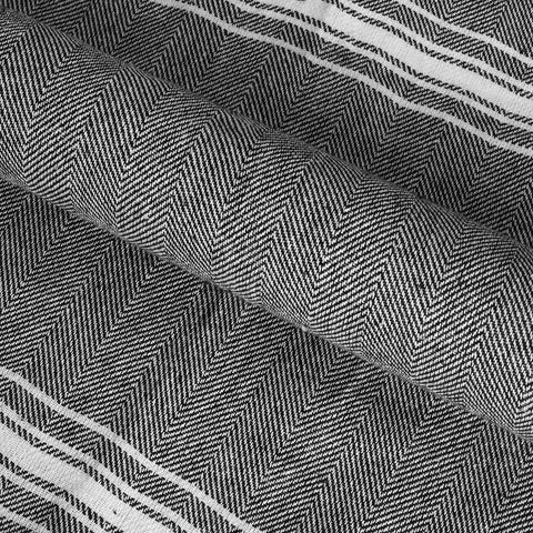 Belizzi Home peshtemal chevron towel nautical stripe design, absorbent and quick-dry.