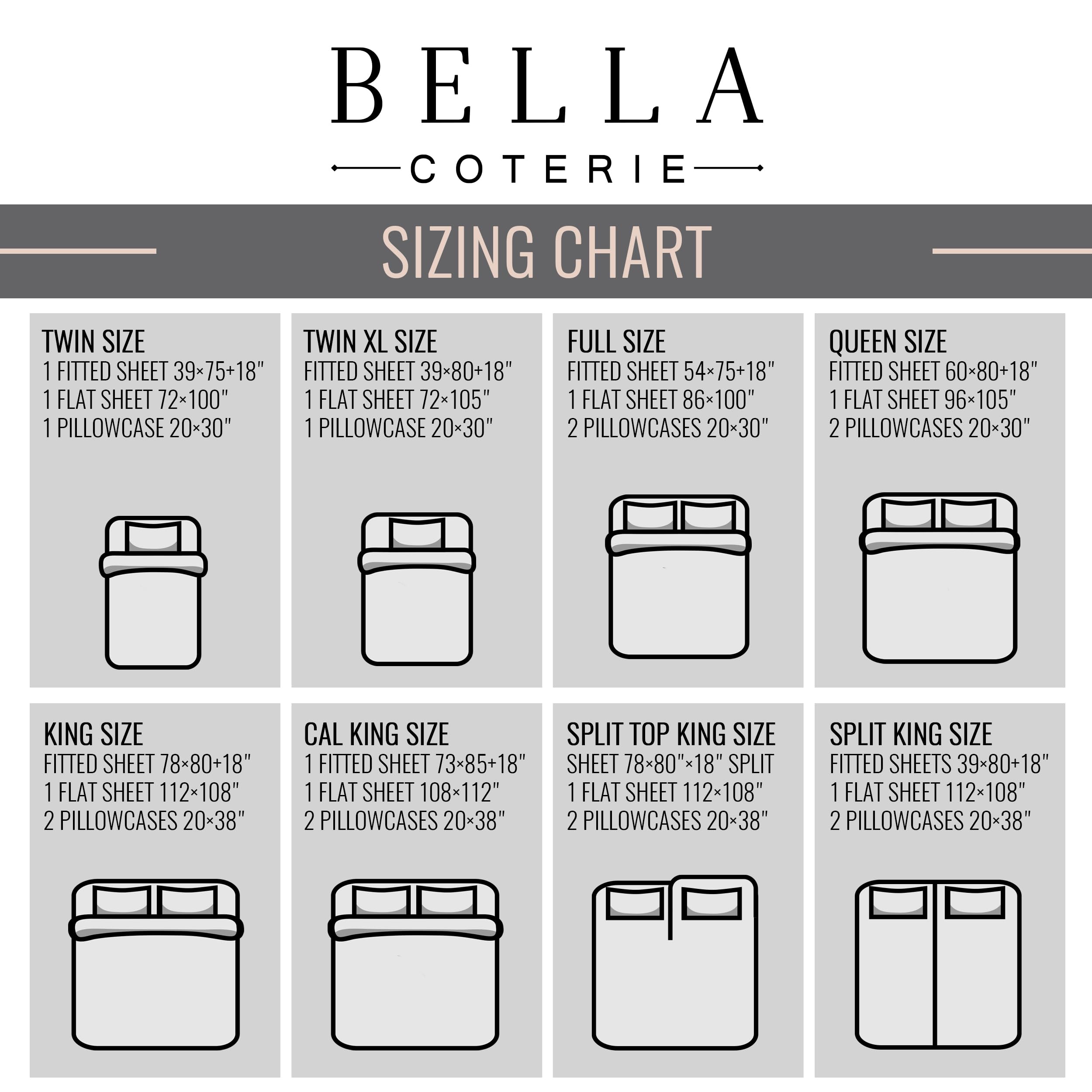 Bella Coterie bamboo sheets ivory luxury bedroom styling for a serene retreat