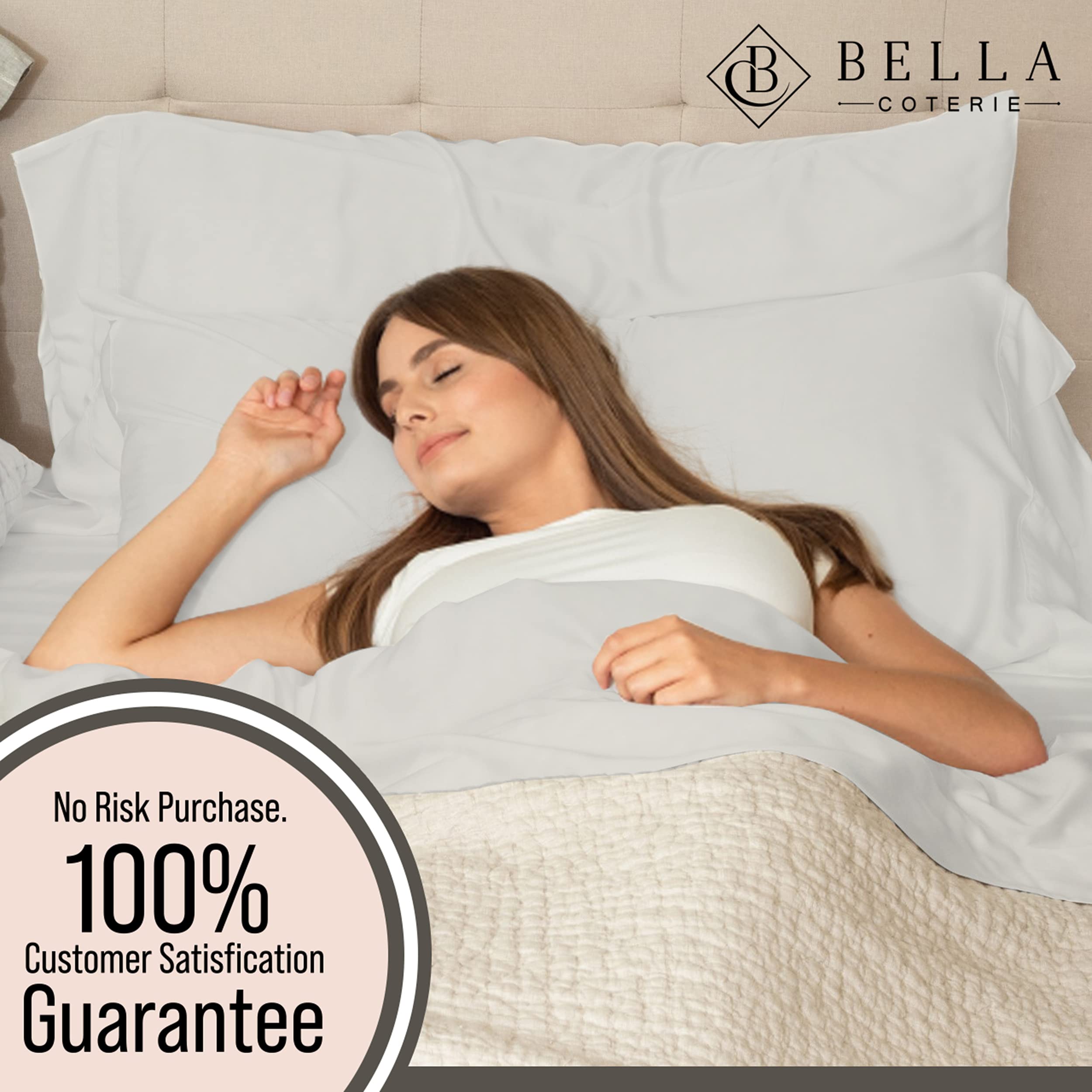 Bella Coterie OEKO-TEX certification label indicates chemical-free quality.