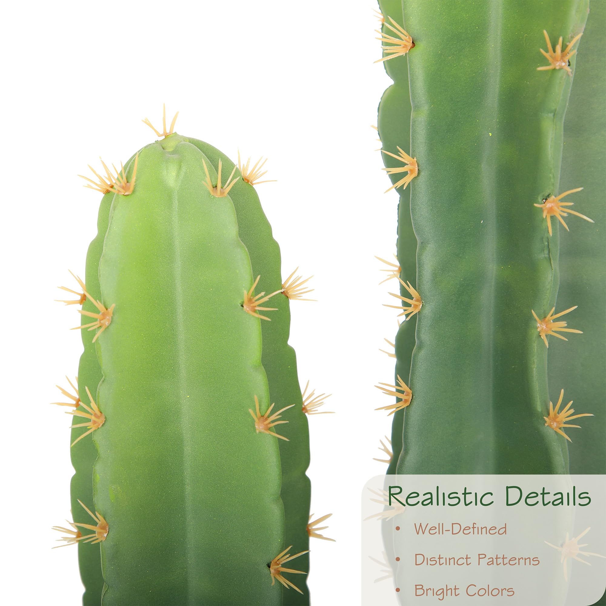 Bellacat artificial cactus UV-resistance outdoors delivers lasting color under sun.