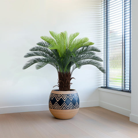 Bellacat front porch decor with vibrant greenery