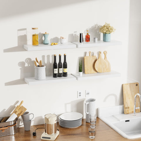 Bellsal bathroom storage shelf keeps essentials neatly organized.