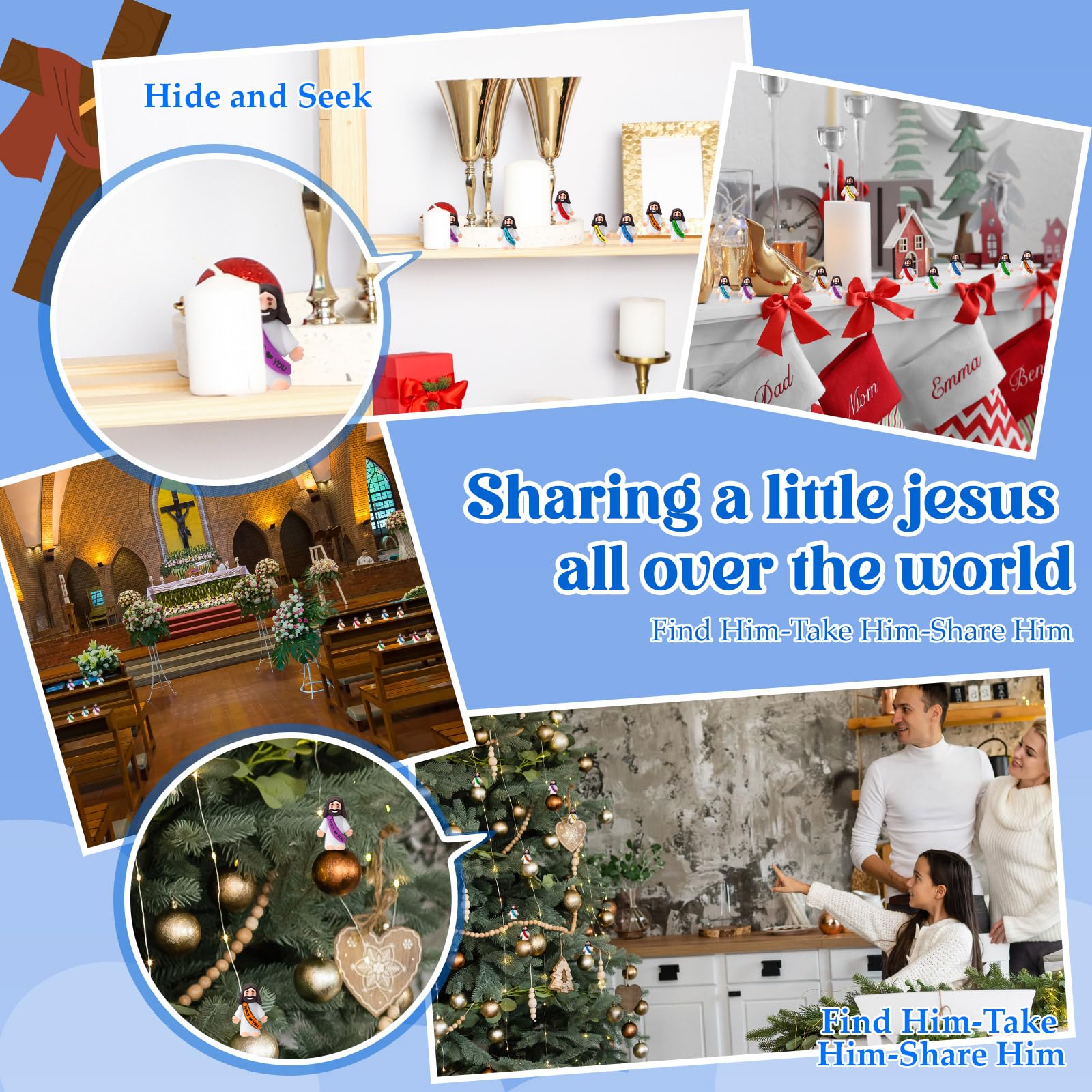 Bememo 100pcs packaging suited for stocking stuffers and sharing gifts