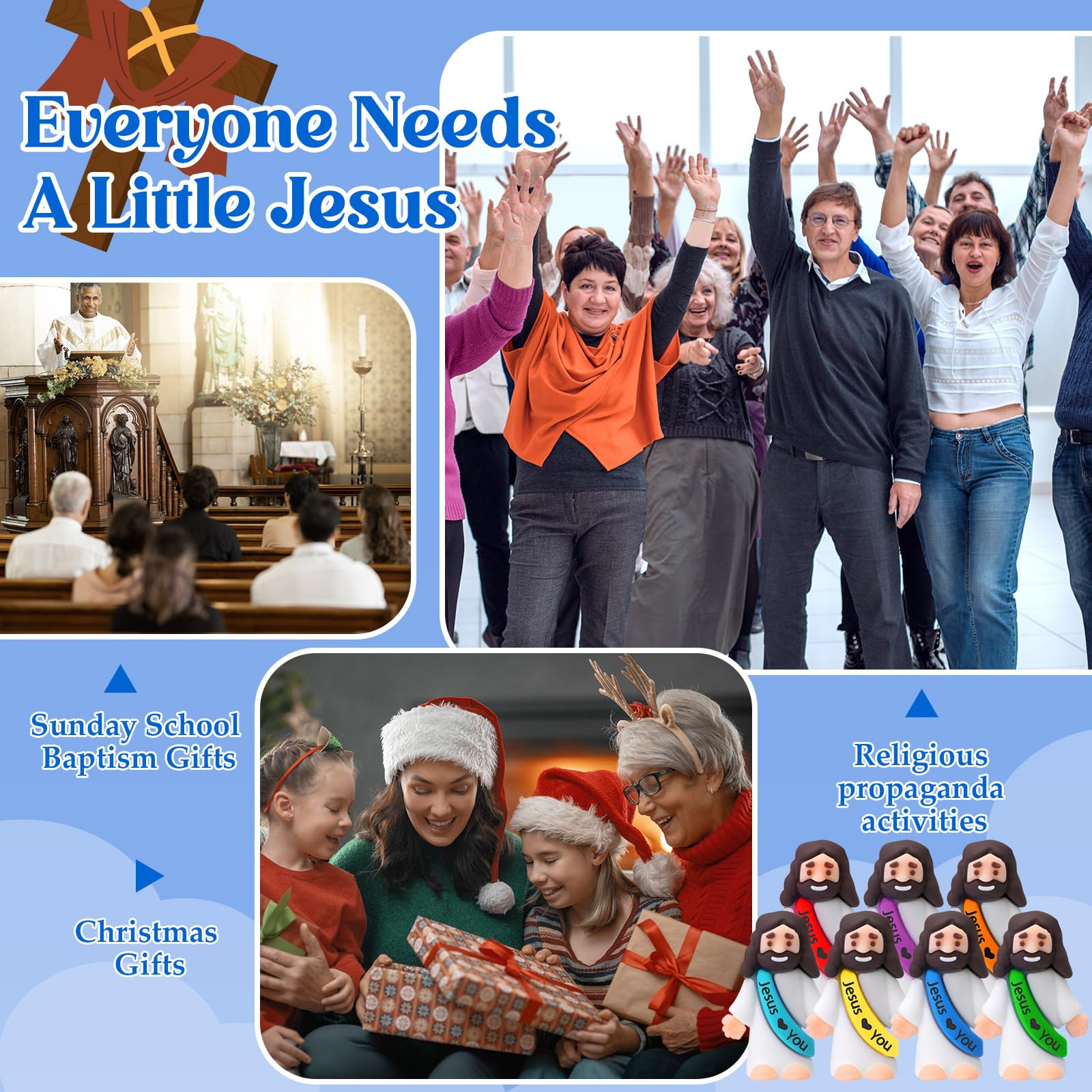 Bememo rubber Jesus dolls durable and long-lasting for events