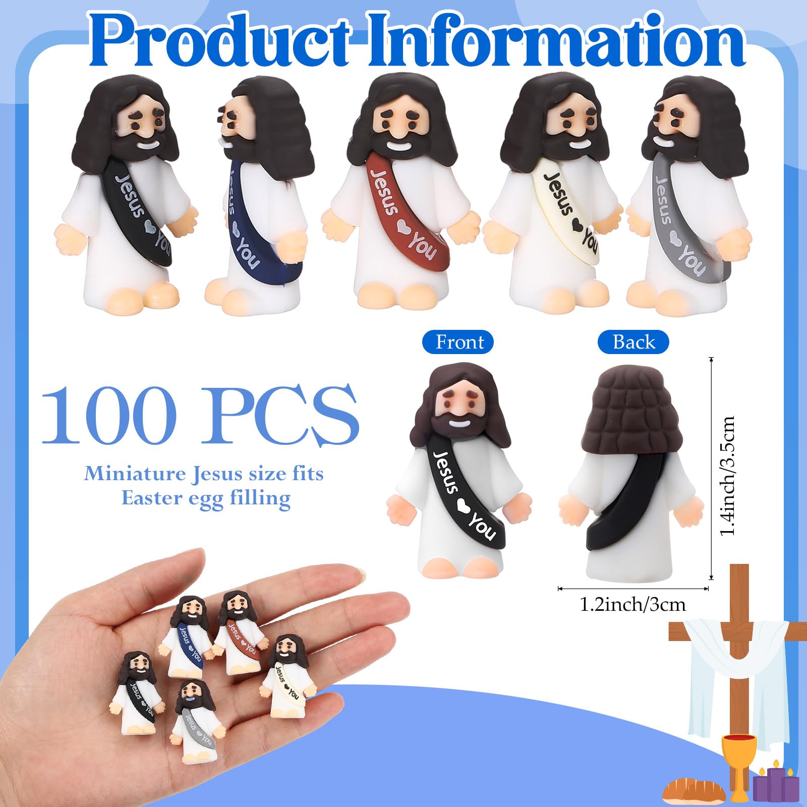 Bememo little Jesus figure as party favor and photo prop