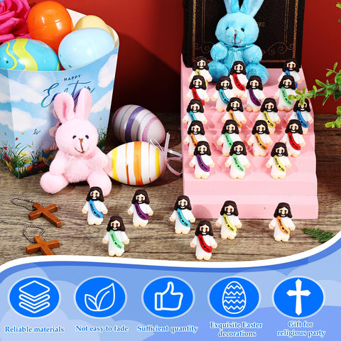 Bememo rainbow-color mini figures ideal for classroom rewards and crafts