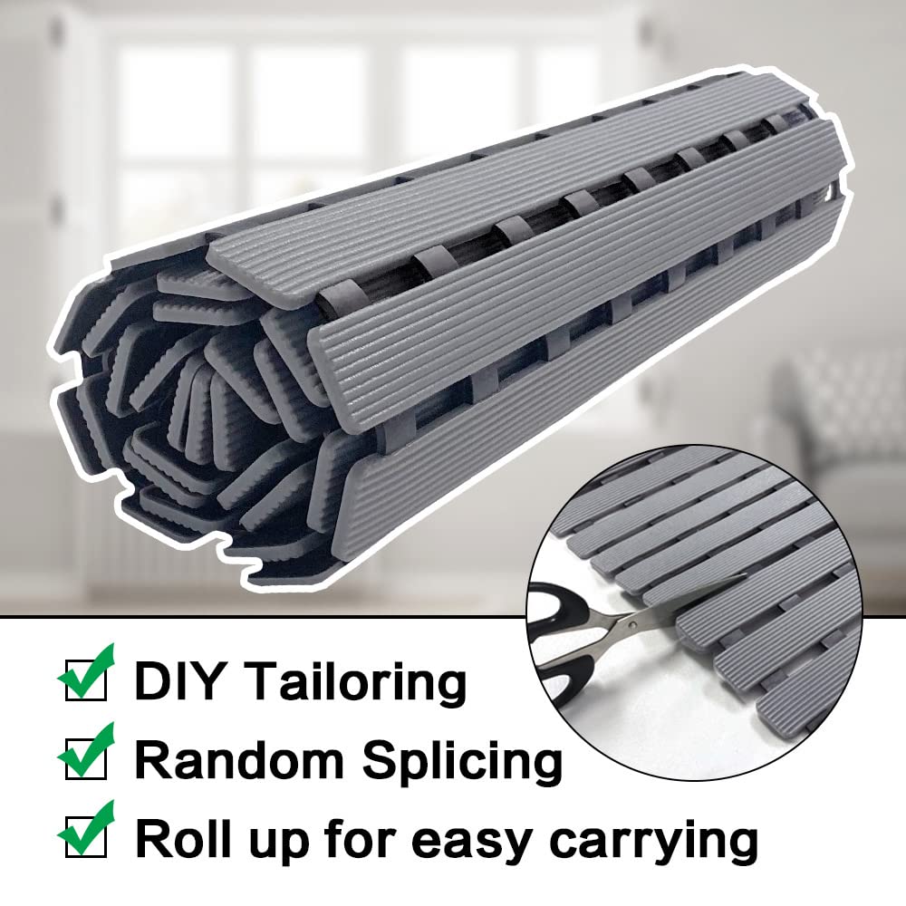 BEMISO cut-to-fit feature lets you tailor the mat to your tub.
