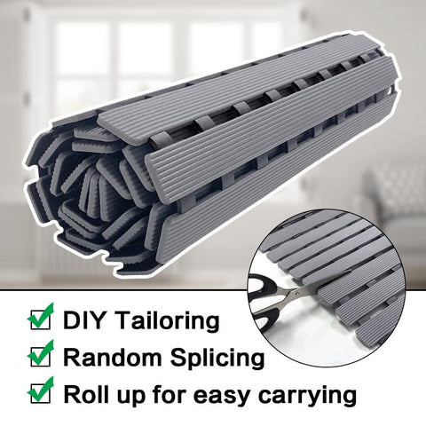 BEMISO cut-to-fit feature lets you tailor the mat to your tub.